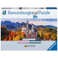Puzzle 1000 el Panorama Zamek Neuschwanstein 151615 RAVENSBURGER